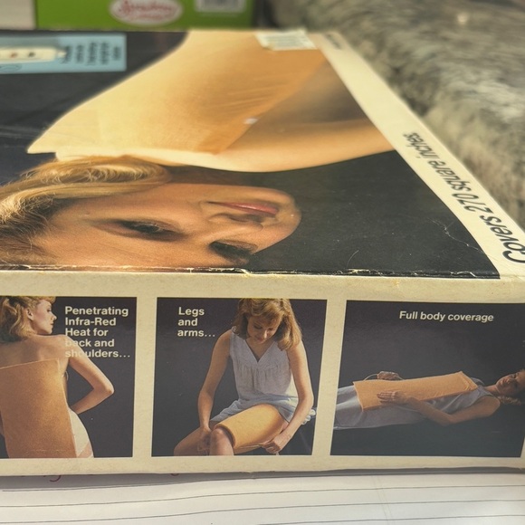 King SZ Pollenex Heating Pad Moist Dry Heat Deep NOS Vtg 3 Settings 1984 - Picture 9 of 12
